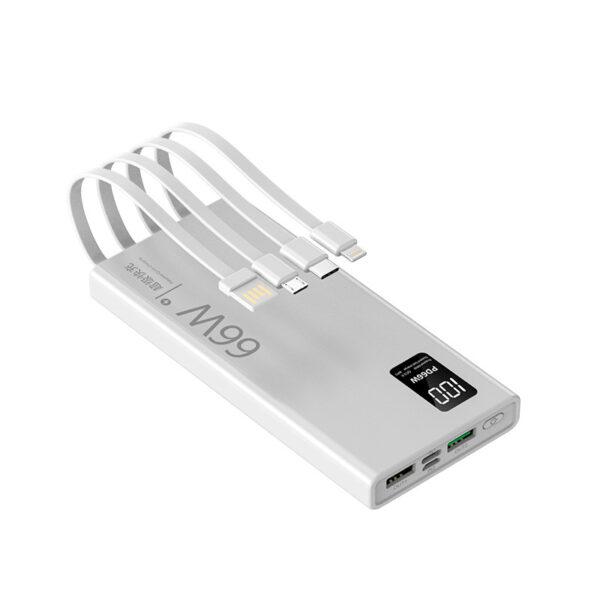 Fasting Charging 10000mAh Power Bank with Cable - Image 2