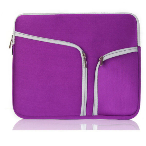 Neoprene Multi-Pocket Zippered Laptop Sleeve - Image 6