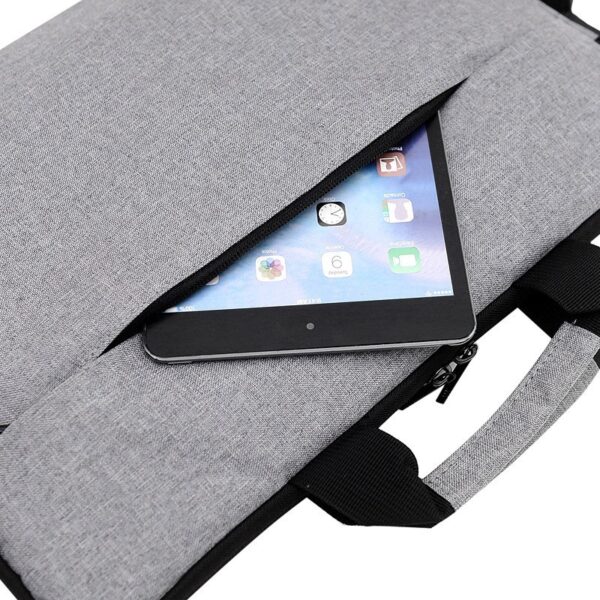 Fleece-Lined Laptop Tote Bag Sleeve - Image 3
