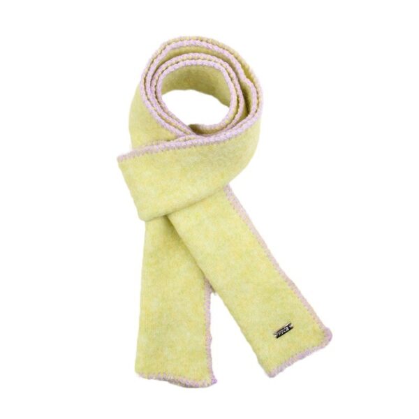 Fringe-Edged Narrow Long Scarf - Image 3