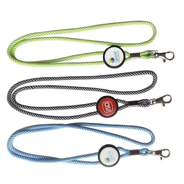 Neck Braided Round Rope Lanyard - Image 2