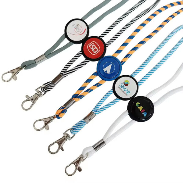 Neck Braided Round Rope Lanyard - Image 3