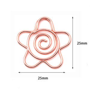Electroplating Flower Shaped Metal Paperclips