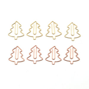 Electroplating Christmas Tree Shaped Paperclips