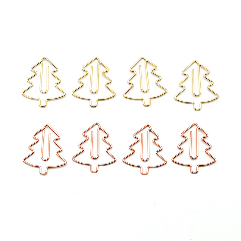 Electroplating Christmas Tree Shaped Paperclips