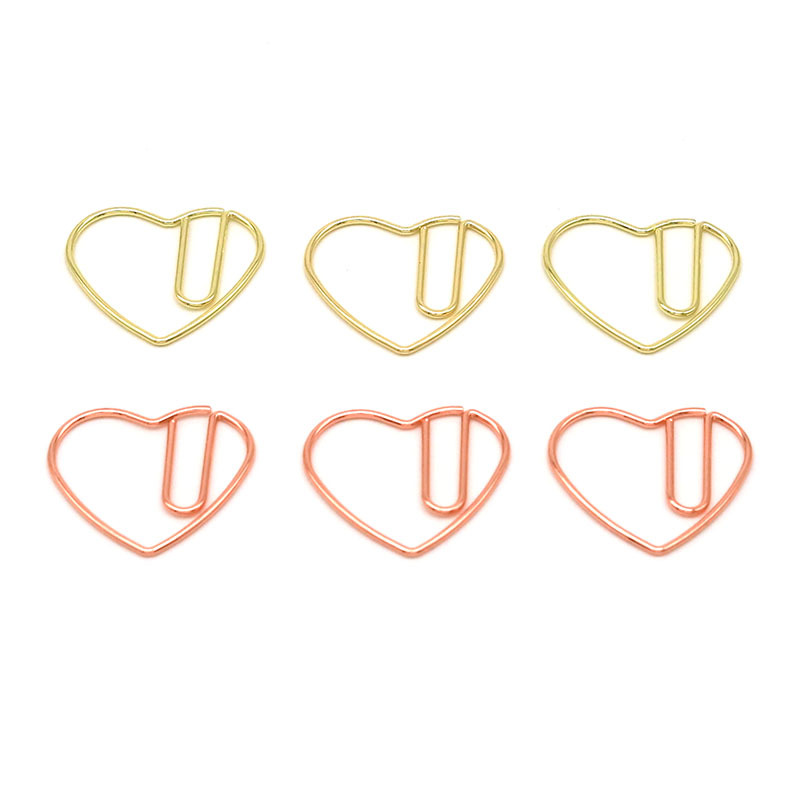 Electroplating Heart Shaped Metal Paperclips