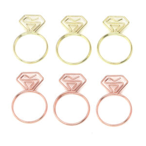 Electroplating Diamond Ring Metal Paperclips