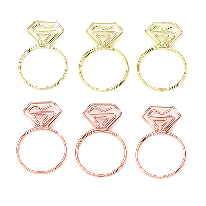 Electroplating Diamond Ring Metal Paperclips