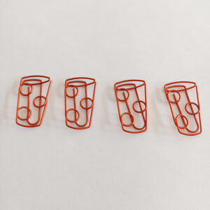 Soft Drink Shaped Metal Paperclips