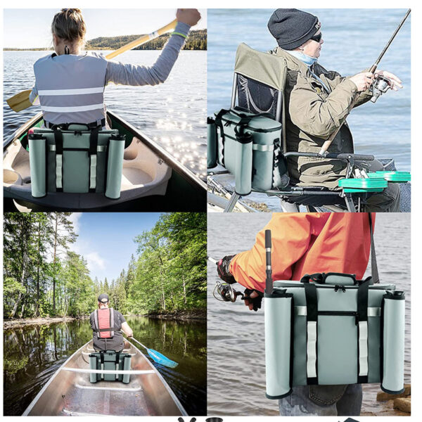 Kayak Seat Camping Portable Fishing Cooler Bag - Image 3
