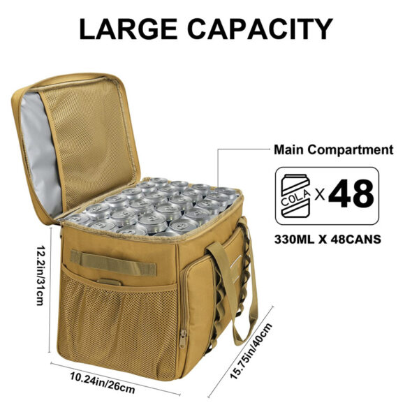 Foldable Large Capacity Portable Cooler Bag - Image 4