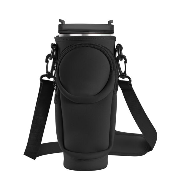 40oz Water Bottle Carrier Bag with Phone Pouch - Image 2