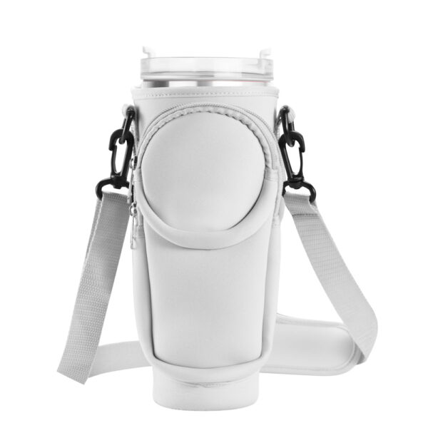 40oz Water Bottle Carrier Bag with Phone Pouch - Image 4