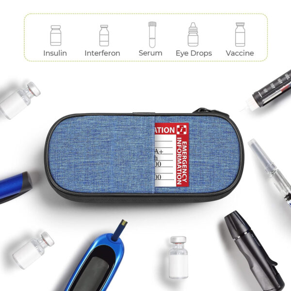Diabetic Medication Organizer with Ice Packs - Image 4