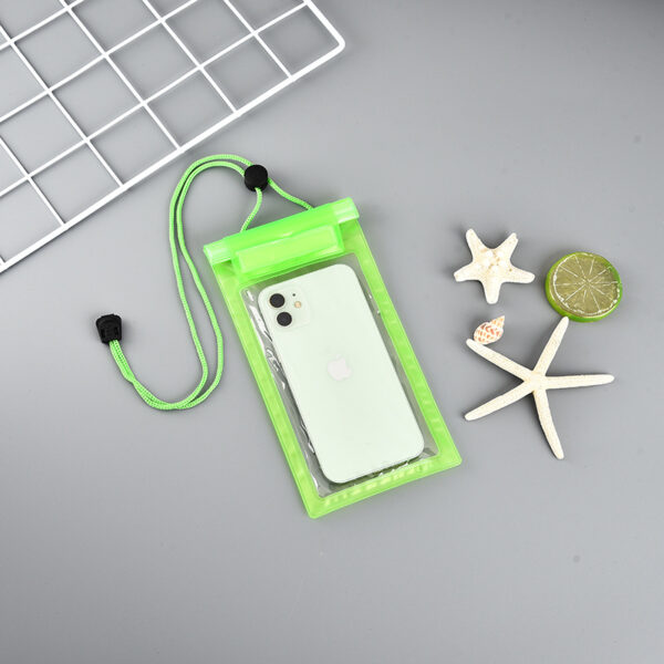 Clear PVC Cell Phone Pouch with Lanyard - Image 4