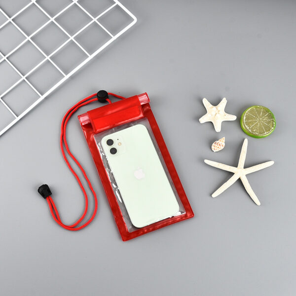 Clear PVC Cell Phone Pouch with Lanyard - Image 5