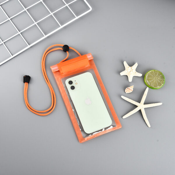 Clear PVC Cell Phone Pouch with Lanyard - Image 6