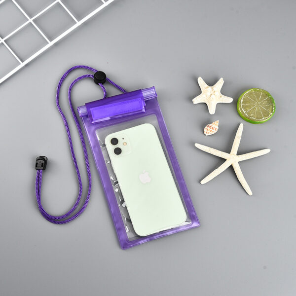 Clear PVC Cell Phone Pouch with Lanyard - Image 8