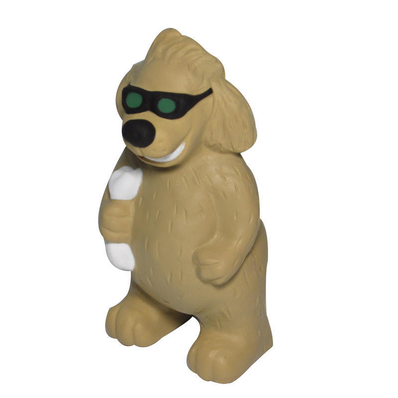 Dog with Glasses Stress Ball Toy