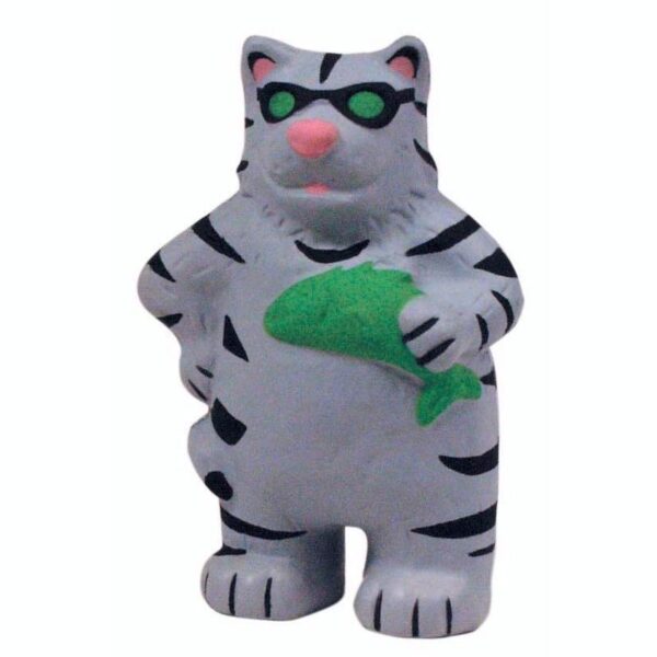 Cat with Glasses Stress Ball Toy