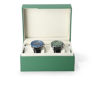 Two-Watch Treasures PU Leather Gift Box