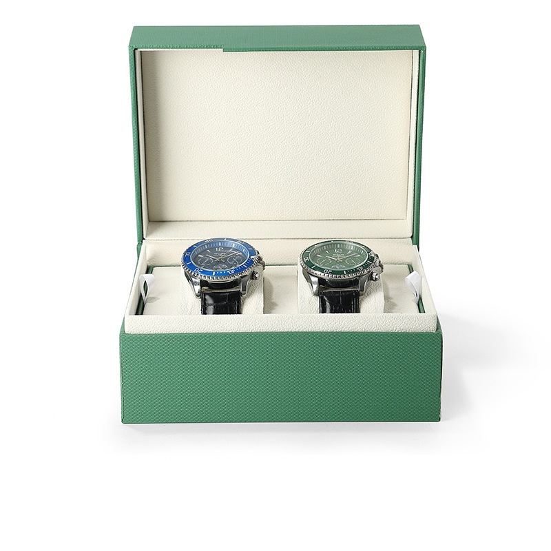 Two-Watch Treasures PU Leather Gift Box