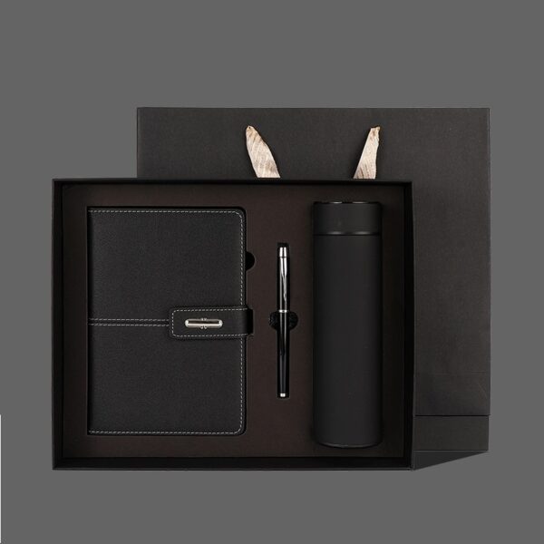 Water Bottle with Notebook &Pen Gift Set