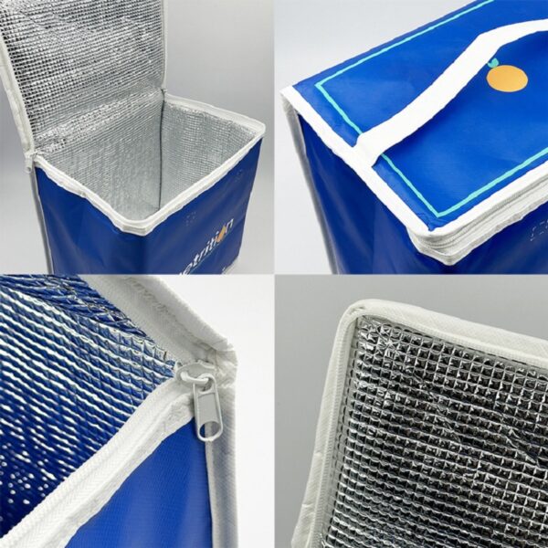 One-Color Printed Non-Woven Insulated Bag with Custom Logo