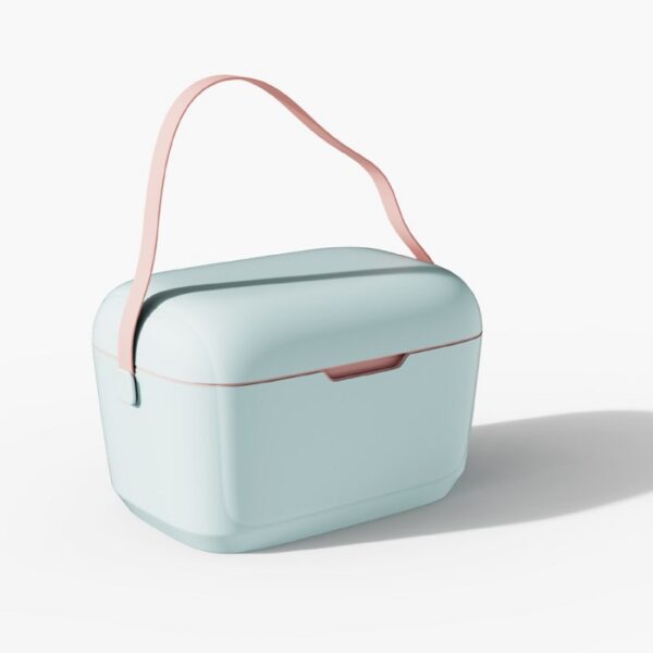 Outdoor Camping Cooler Box with Carry Handle