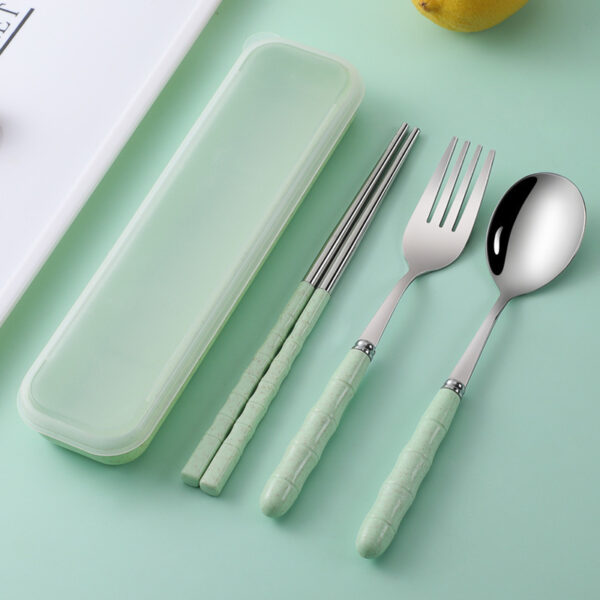 Wheat Straw Portable Tableware Set