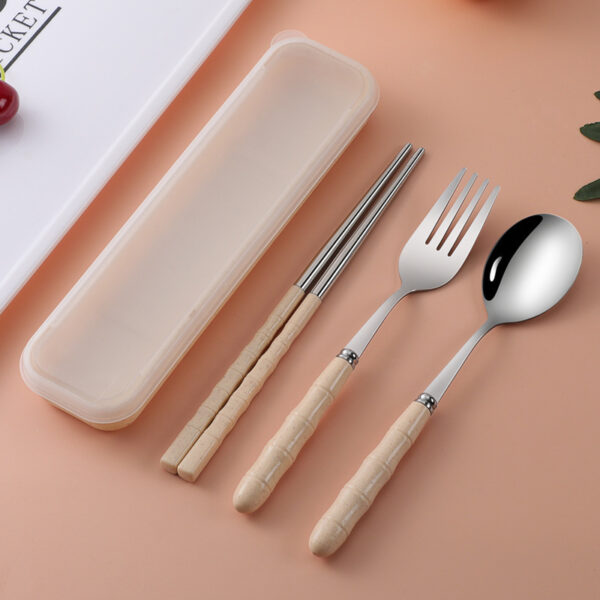 Wheat Straw Portable Tableware Set