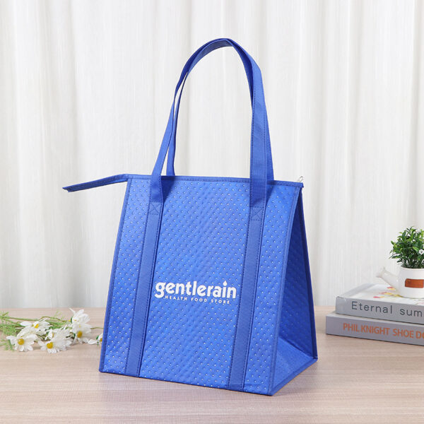Non-woven Embossed Insulated Bag with Zipper