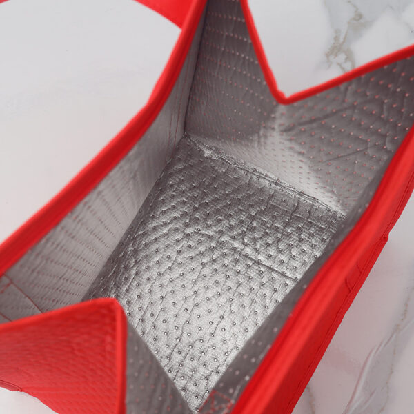Non-woven Embossed Insulated Bag with Zipper