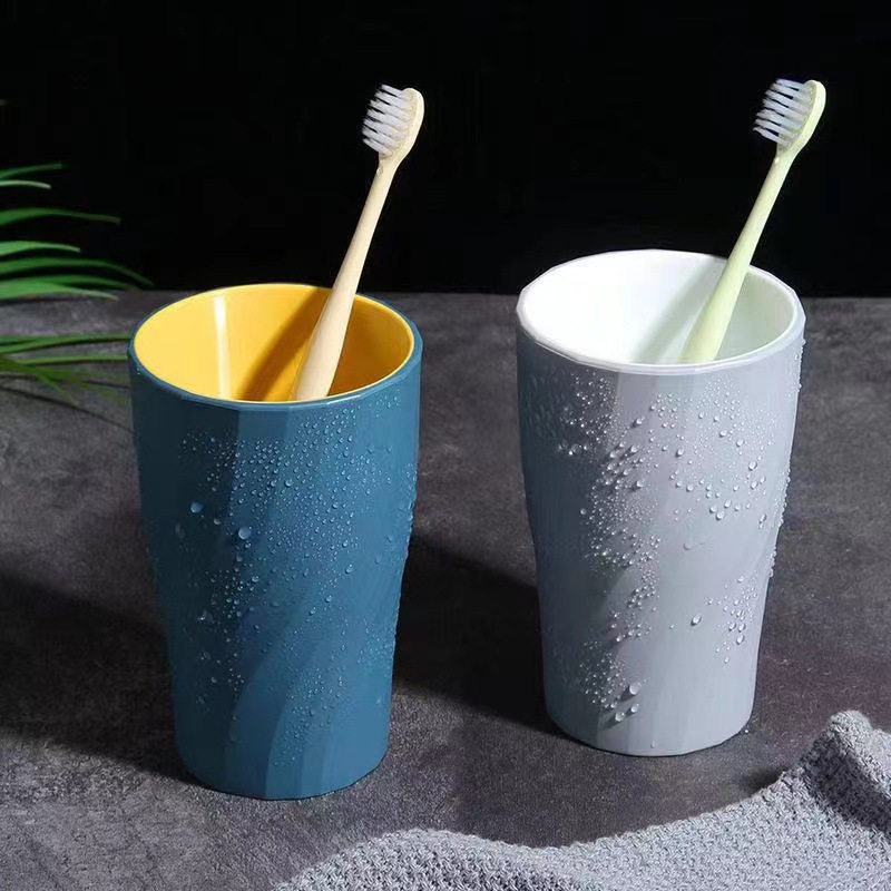 Thickened Double Layer Mouthwash Mug 12OZ