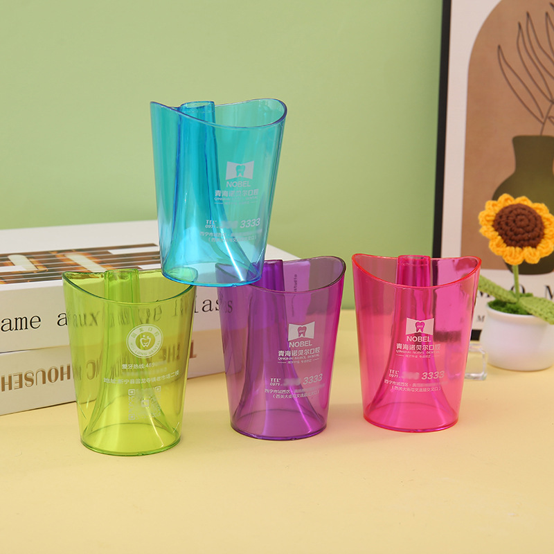 Transparent Hygienic Mouthwash Cup 10OZ