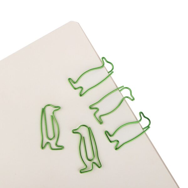 Office & Learning Green Penguin Paperclip