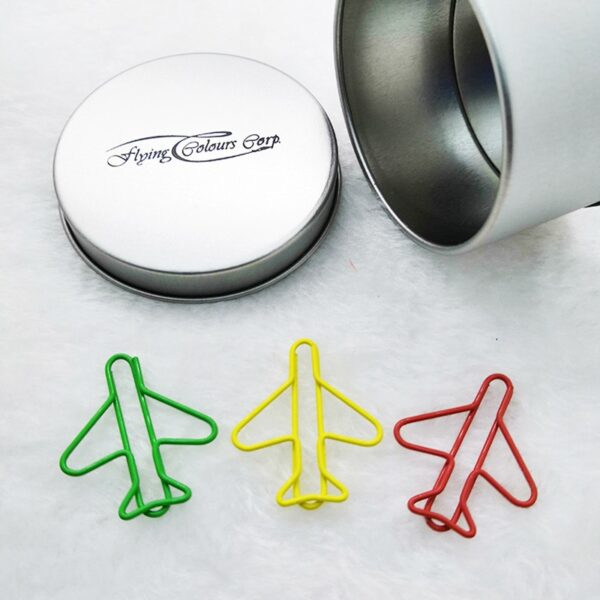 Colorful Boeing Airplane Paperclips