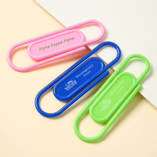 Colorful ABS Paperclip with Logo