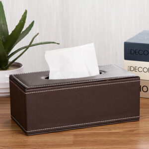 Custom PU Leather Tissue Box