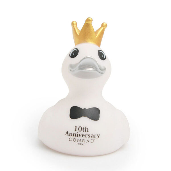 Crowned Little White Duck Bath Toy - Image 2