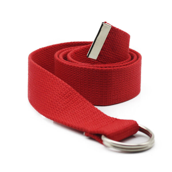 Canvas Belt with Double Ring Buckle