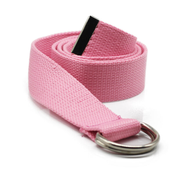 Canvas Belt with Double Ring Buckle - Image 2