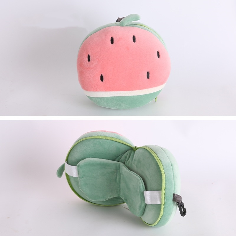 Watermelons Shape 2-in-1 Eye Mask Neck Pillow