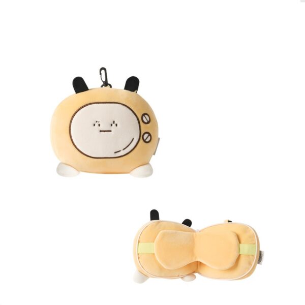 TV Shape 2-in-1 Eye Mask Neck Pillow