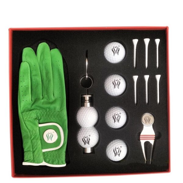 Golf Gift Set with Wine Bottle Balls - Image 2