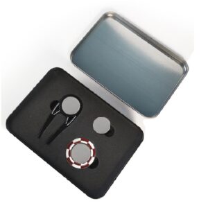 Golf Forks and Markers with Iron Case