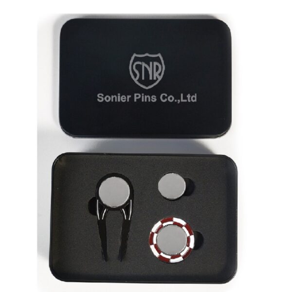 Golf Forks and Markers with Iron Case - Image 2