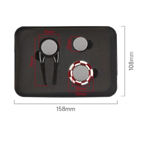 Golf Forks and Markers with Iron Case - Image 3