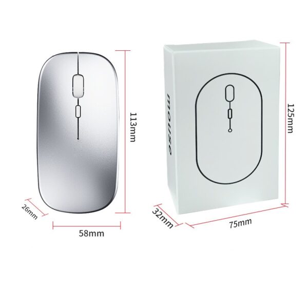 Customized Rechargeable Silent Wireless Mouse - Image 2