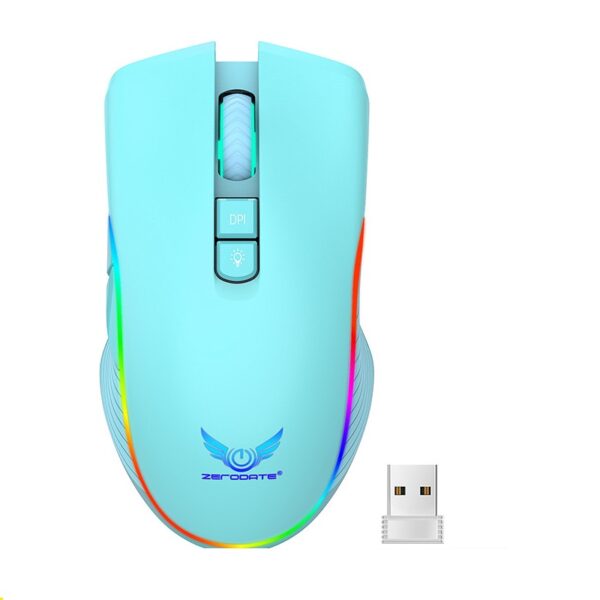Customized Wireless Gaming Mouse - TYPE C Charging Port - Image 3